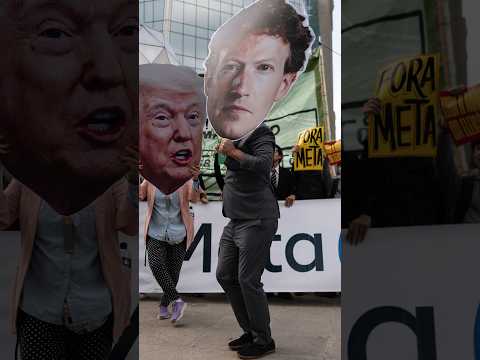 Protesta por supuesta interferencia de Meta en las elecciones