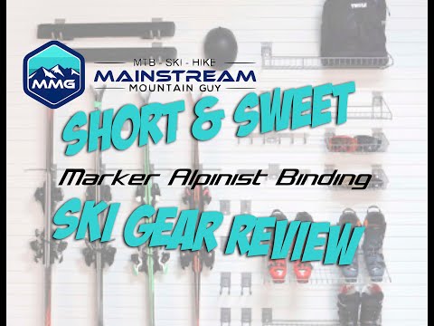 Short & Sweet Ski Gear Review Marker Alpinist 12 10 8 Backcountry Binding Alpine Touring lite weight