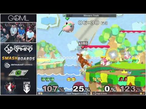 GOML 2015 - Hungrybox & Hax vs Kage & Vwins - SSBM Doubles Winners Finals