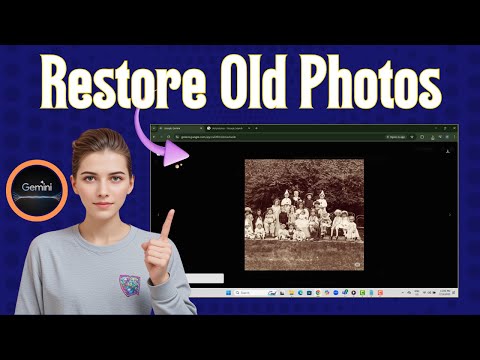 How To Faithfully Restore Old Photos with Gemini AI - For Beginners