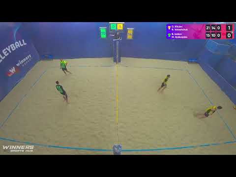 23:55 D. Kliuiev / R. Voloshchuk - B. Isakov / M. Sydorenko 15.03.2023 | Winners Beach Volleyball