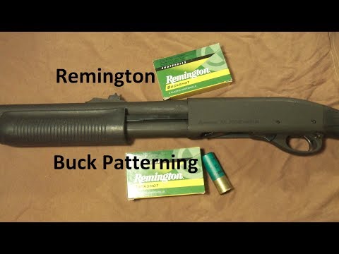 Remington Buckshot Patterning