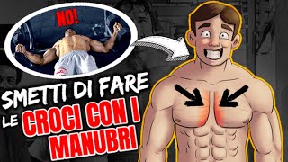 🚫SMETTI SUBITO di fare le CROCI con i MANUBRI su PANCA per il PETTO 🚫 E fai questo...