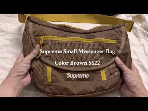 Supreme Small Messenger Bag - Color Brown SS22
