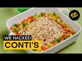 Conti's Baked Salmon Recipe: Baked Salmon with Cream Topping and Buttered Vegetables | Pepper.ph