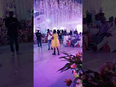 princess Debbie spoken word at wedding in Abuja