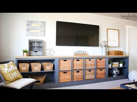 Part of a video titled 13 BEST Ikea Kallax Hacks To Organize Your Entire Home
