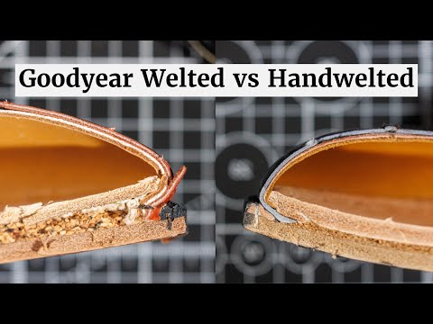 What is a Goodyear Welted Shoe? A side-by-side comparison of GYW & Handwelted shoes
