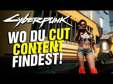 WO du CUT CONTENT in CYBERPUNK 2077 findest! Das VERGESSENE REISE Feature!
