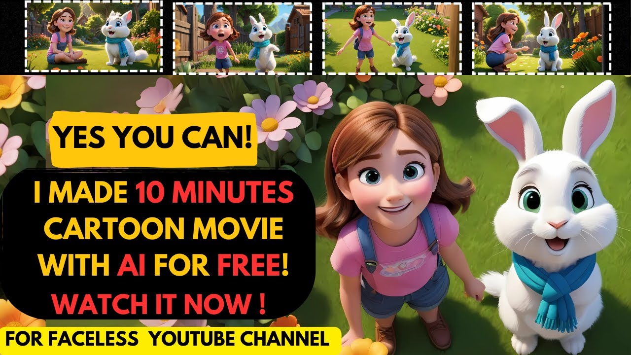 I Created an AI-Generated 10-Minute Cartoon Video For FREE | 2025
