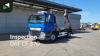 Камион со автоподигнувач на контејнер DAF CF 370 4X2 13tons Absetzkipper skiploader Automatic MX Engine br | Слика 4 - Autoline