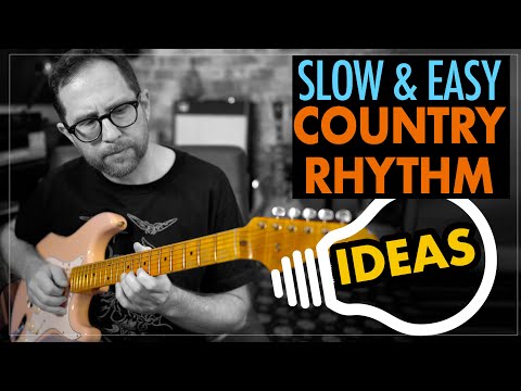Guitar Improvising Tips! - Slow and easy country rhythm ideas - Guitar Lesson - EP433