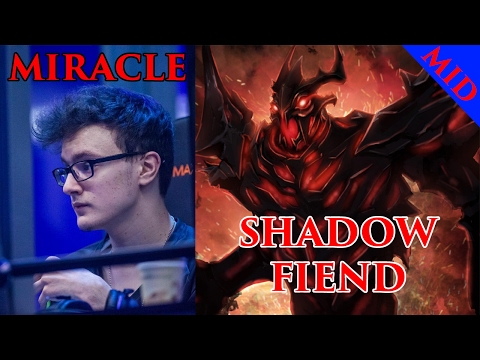Miracle- plays Shadow Fiend MID (with Sven Rhinoceros Order set GIVEAWAY) vs EG.Cr1t QoP