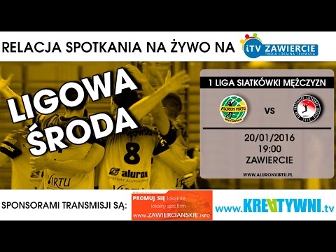 iTVZawiercie - Aluron Virtu Warta Zawiercie vs KPS Siedlce I Liga Siatkówki Mężczyzn
