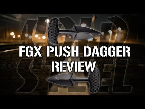 RCI Tactical Gear Review - FGX Push Dagger (by Cold Steel)