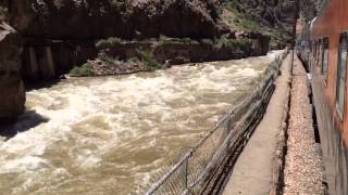 Royal Gorge Route Railroad over Hanging Bridge