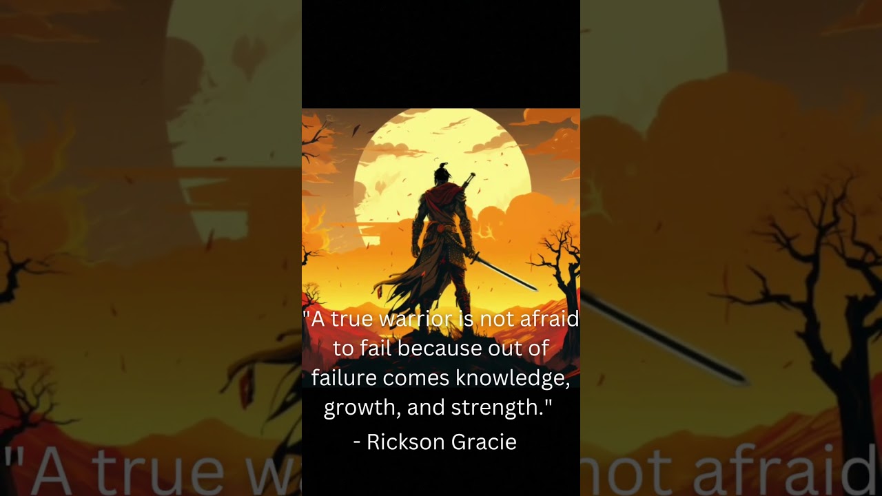 Rickson Gracie Quote on Being a Warrior