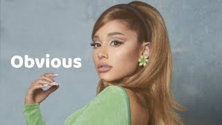 Ariana Grande - Obvious (Dolby Atmos) spatial Audio | Apple Music | Snippet