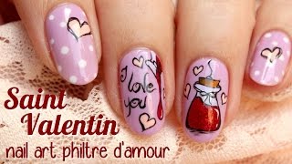 preview picture of video 'Nail art Saint valentin'