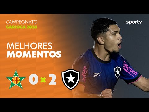 Gols e lances de Portuguesa - RJ x Botafogo