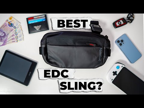 Best Sling Bag For EDC & Handheld Gaming?! Tomtoc Minimalist Sling Review..