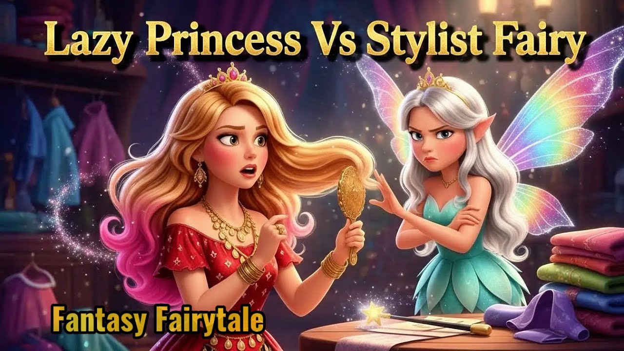 Lazy Princess Vs Stylist Fairy 🧚Fashion Fairytale💄English Fairytale | Bedtime @EnglishFairyTales   
