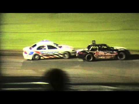 2016 Modified Sedans NSW Title - A-Main - Lismore Speedway - 20.02.16