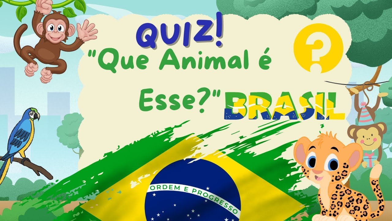 Adivinhe o Animal! 🦜 Quiz Divertido e Educativo para Crianças Sobre os Animais do Brasil