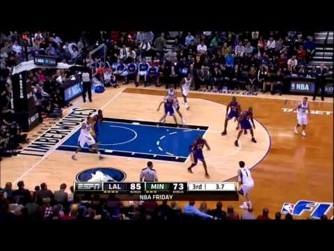 Alexey Shved Big Game @ Los Angeles Lakers   01 02 2013