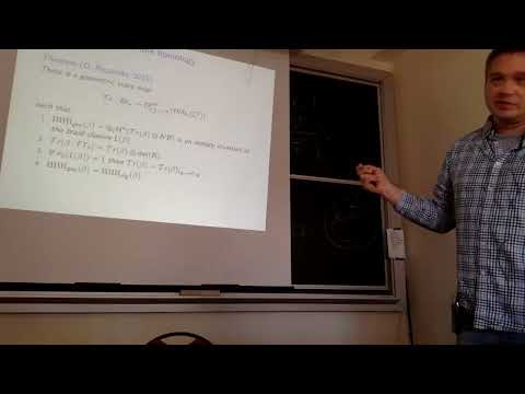 Alexei Oblomkov. Kapustin-Rozanksy-Witten (KRS) theory path to knot homology