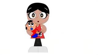Young Makayla Hugs The Baby Nolan