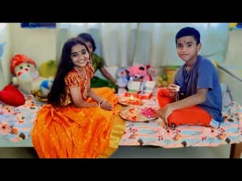 Swasthika & Sanvika celebrated Raksha Bandhan – Twining Tradition with the Threads of Love 🪢✨