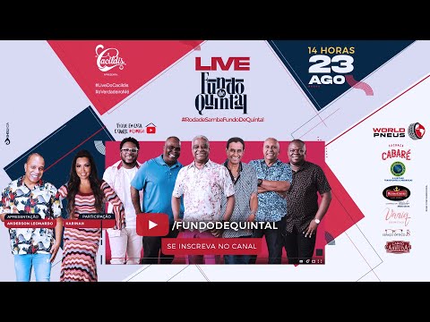 Live | Roda de Samba Fundo De Quintal | #EmCasa e #Comigo