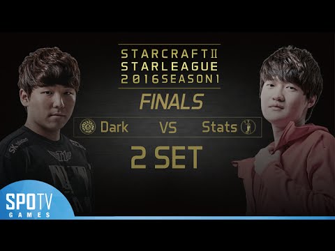 [SSL 2016 S1] Dark vs Stats Grand Finals set2 -EsportsTV, Starcraft 2
