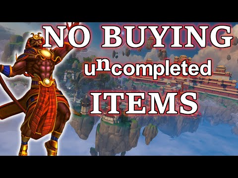NO BUYING ᵘⁿᶜᵒᵐᵖˡᵉᵗᵉᵈ ITEMS  - Season 9 Masters Ranked 1v1 Duel - SMITE