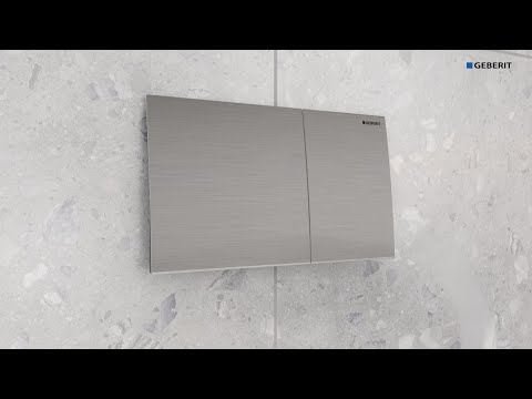 Geberit Sigma70 bedieningsplaat glas - Zandgrijs