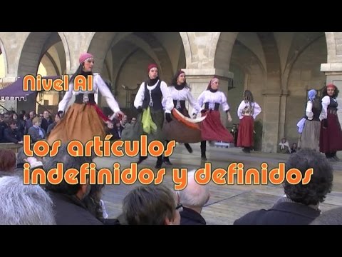 Los artículos indefinidos y definidos. Nivel A1