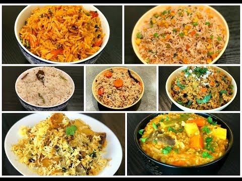 monday to friday quick easy husband lunch box recipes | Indian Lunchbox Recipes | OnePot Meal Video