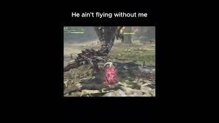 Rathalos can't run away #memes #gaming #monsterhunter #monsterhunterworld #fypシ #fyp #viral