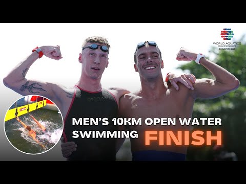 Men's 10km Open Water Swimming Finish | World Aquatics Championships Singapore 2025