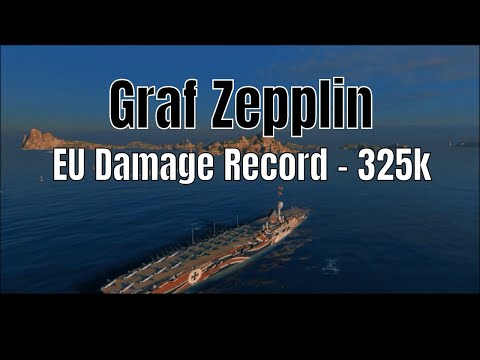 Graf Zepplin T8 German CV | EU Damage Record - 325k | World of Warships
