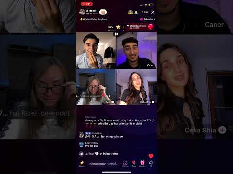 Deno live mit Caner und zwei transen