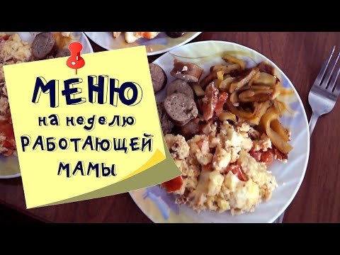 Меню на неделю и текущая закупка продуктов  Видео № 8  Апрель 2020