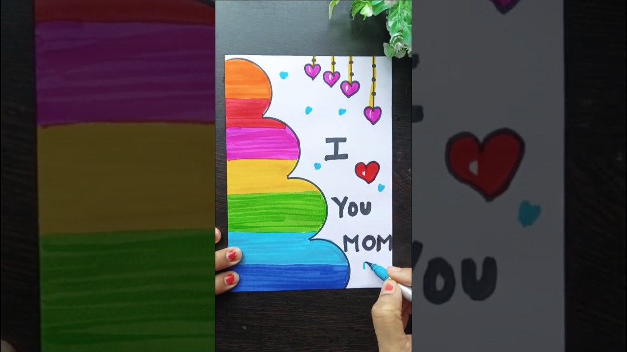 Last Minute Mother's Day Card / Happy Mother's Day Greeting Card / Mother's Day Card #shorts #cards