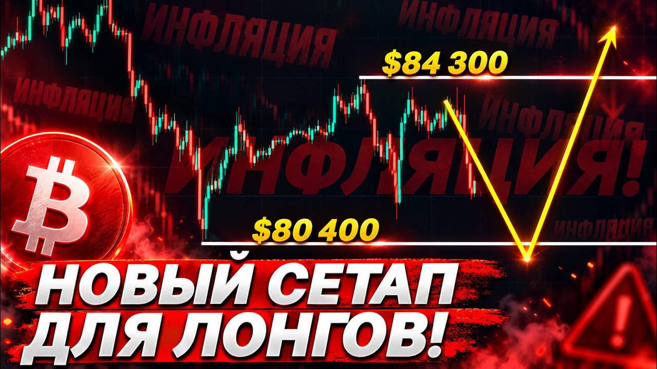 ❗️БИТКОИН ПАДАЕТ ИЗ-ЗА ИНФЛЯЦИИ! ЧТО ДЕЛАТЬ?