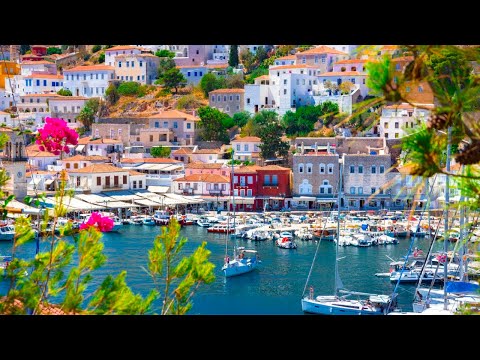 Hydra Island, Greece 🇬🇷: Seaside Walk & Stunning Tour 🌊