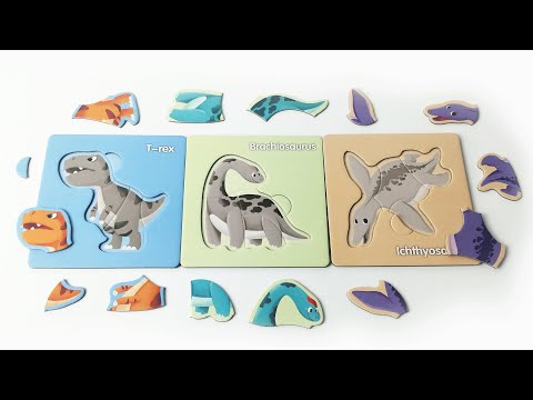 Dinosaurs For Kids🦖🦕 | Dinosaur Puzzle For Kids 🧩 | Learn About Dinosaurs | Dinosaur Puzzle Game 🧐