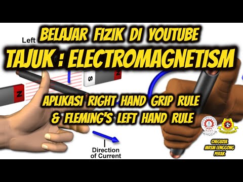 BELAJAR FIZIK DI YOUTUBE - RIGHT HAND GRIP RULE & FLEMING’S LEFT HAND RULE