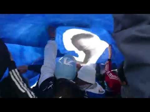 "Recibimiento a Guillermo Brown vs DeportiBo Madryn" Barra: La Banda Del Sandia &bull; Club: Guillermo Brown