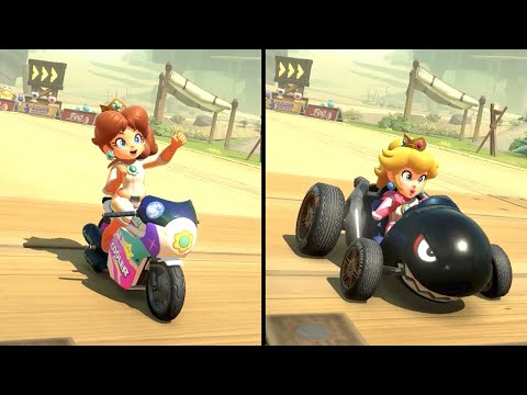 Mario Kart World - 150cc Flower Cup (2 Player)